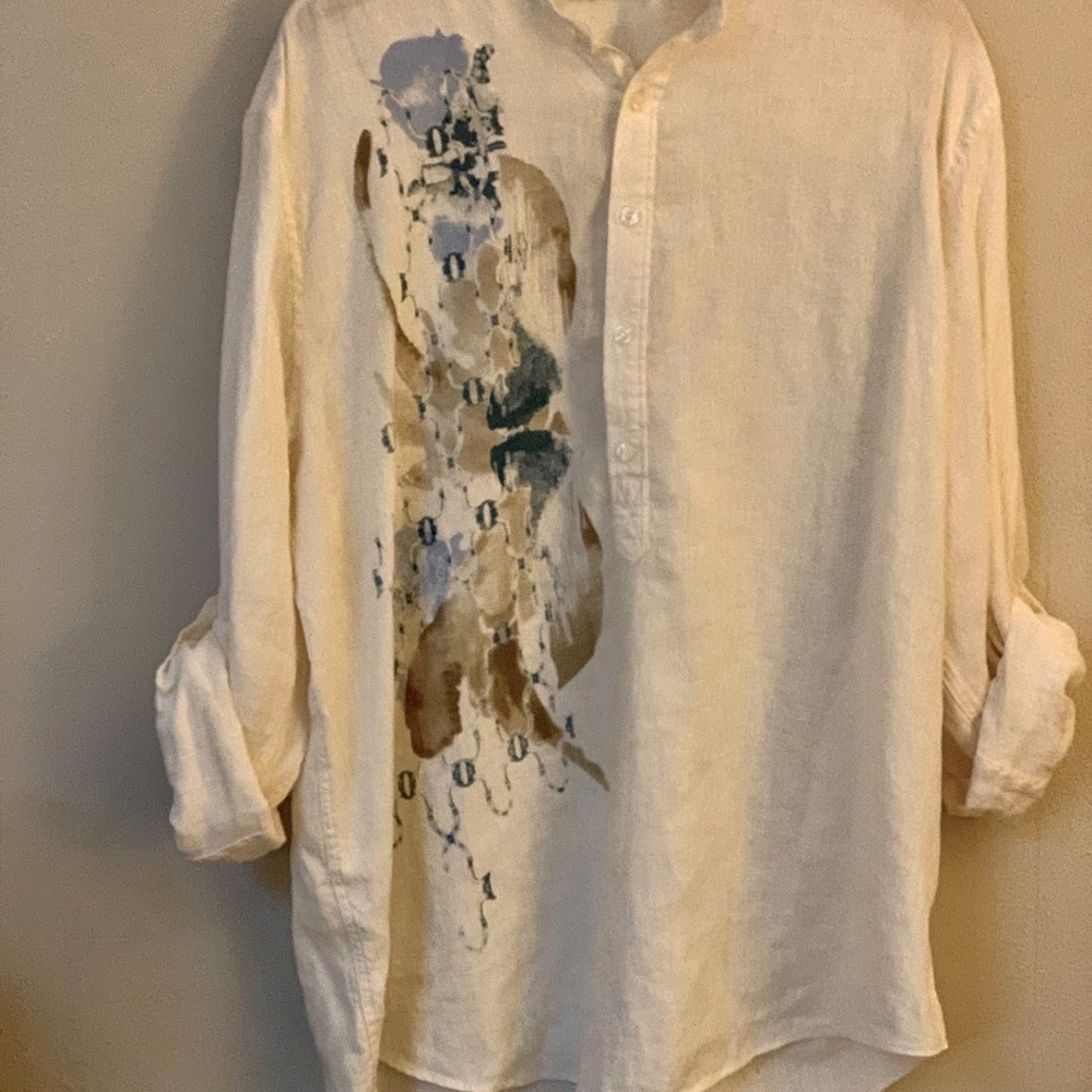 Women’s Linen Blouse XL
